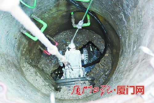 厦门海沧 机器人医生为排水管 体检